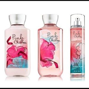 Bath and Body Works Pink Chiffon Package